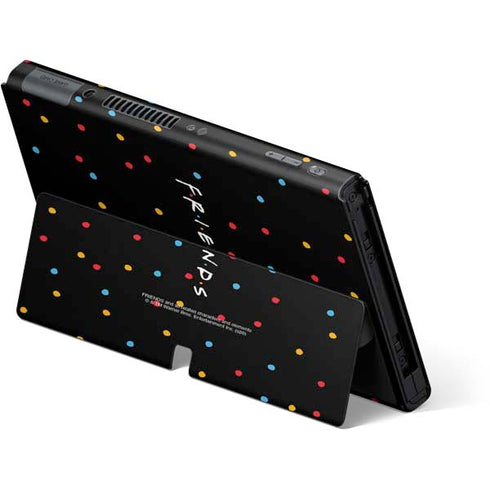 Warner Bros FRIENDS Polka Dots Nintendo Switch OLED (2021) Skin